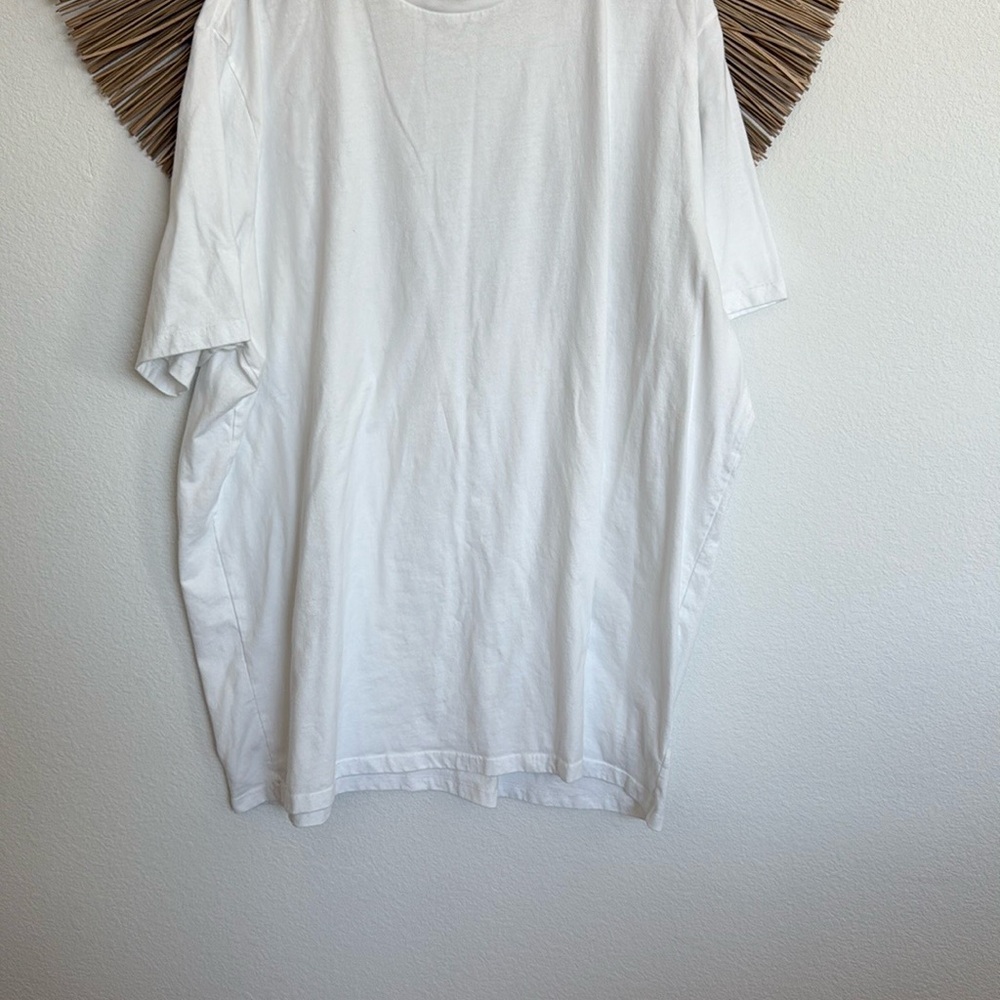 St. John's Bay White Short Sleeve Tee Casual Comfort - Picture 5 of 5